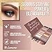 Lamora Eyeshadow Palette Makeup - Eye Makeup Palette with 16 Highly Pigmented Matte & Shimmer Shades - Vegan & Blendable