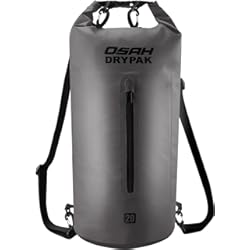 OSAH DRYPAK Premium Bolsa Estanca Seca Impermeable 5L 10L 15L 20L 30L para Kayak Barco Pesca Rafting Playa Acampar Natación Deriva