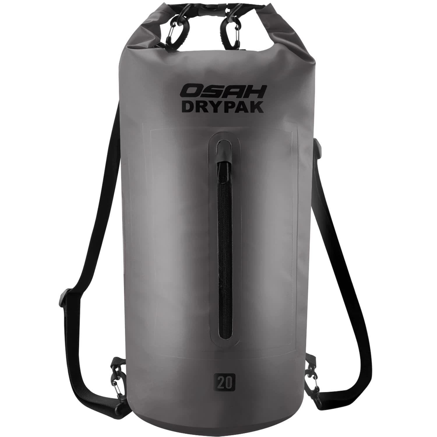 OSAH DRYPAK Borse Impermeabile Sacca Dry Bag 5L 10L 15L 20L 30L con Tracolla Regolabile per Spiaggia Sport d'Acqua Trekking Kayak Canoa Pesca Rafting Nuoto Campeggio