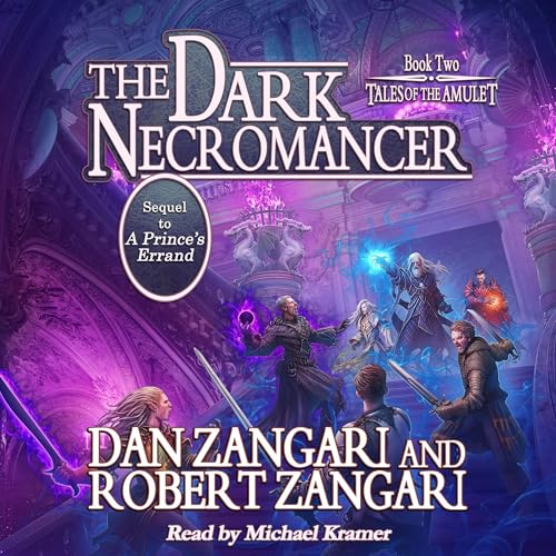 The Dark Necromancer Audiolibro Por Dan Zangari, Robert Zangari arte de portada