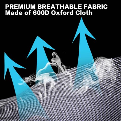 38 inch Heavy Duty Dog Crate Cover Durable 600D Oxford Fabric Dog Kennel Cover Soundproof Waterproof Sunshade Fit For Wire Dog Cage Covers With Breathable Side Window( Only Covers) - Image 6