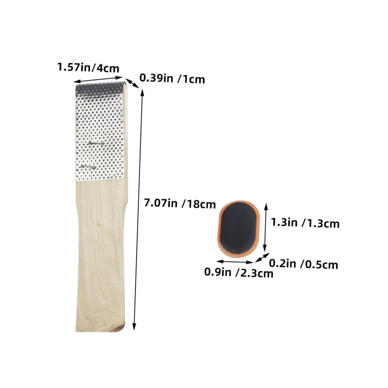 BRIGHTFUFU Bicycle Tire Repair Kit 12 Patch Patches Scissors Road Bike Mountain Bike Tire Repair Tool Set