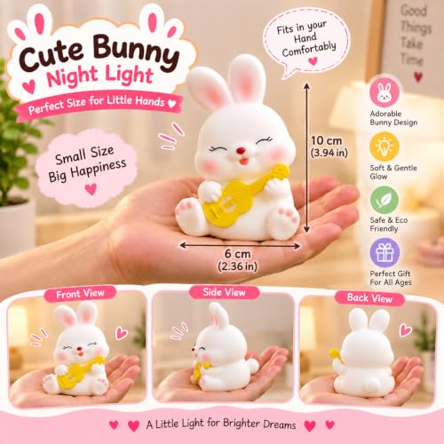 Jamee Cute Bunny Silicone Night Lamp for Kids - Image 5