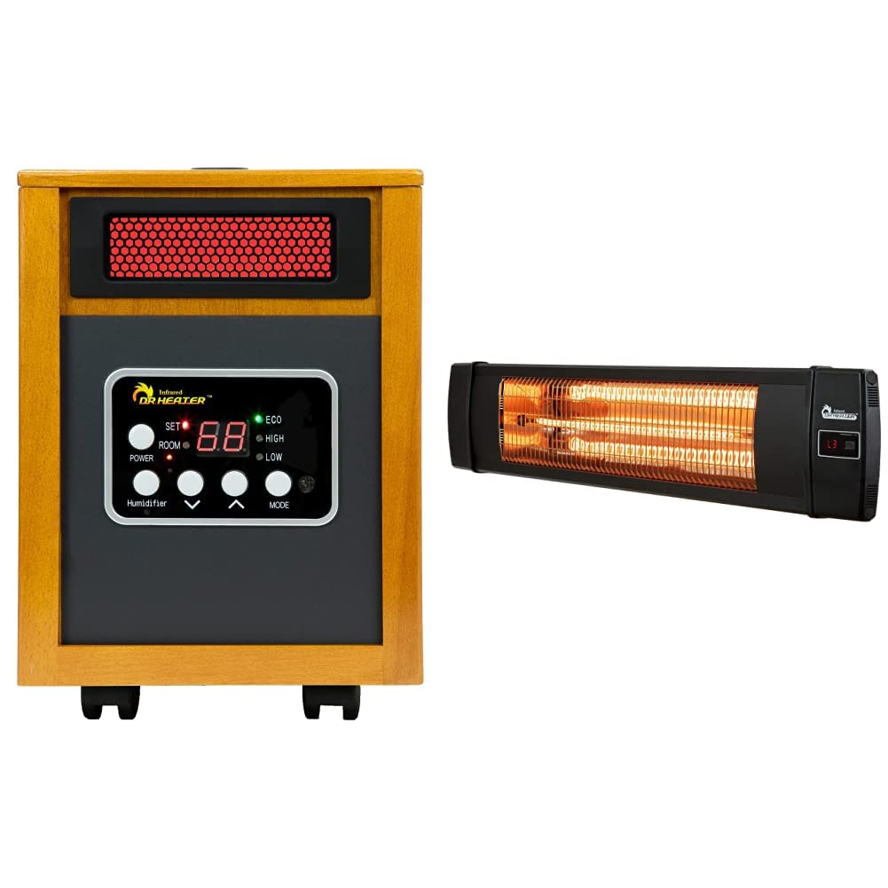 Dr. Infrared Heater Portable Space Heater with Humidifier,