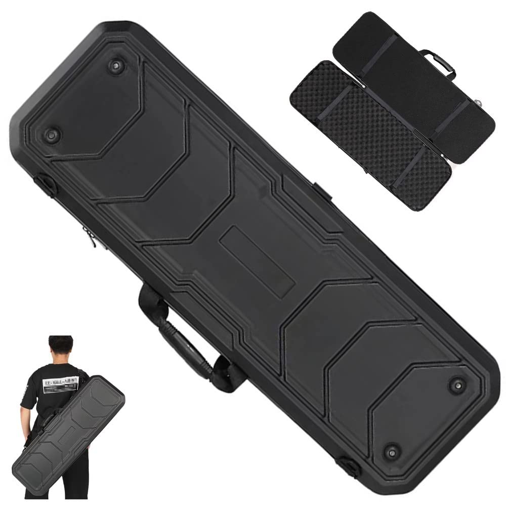 DEJIN Hard Rifle Gun Case, 85CM/95cm Foam Gun Case, Hunting Rifle Case Tactical Shotgun Cases Pistol ABS Rifle Camera Digital Accessories Safety Case