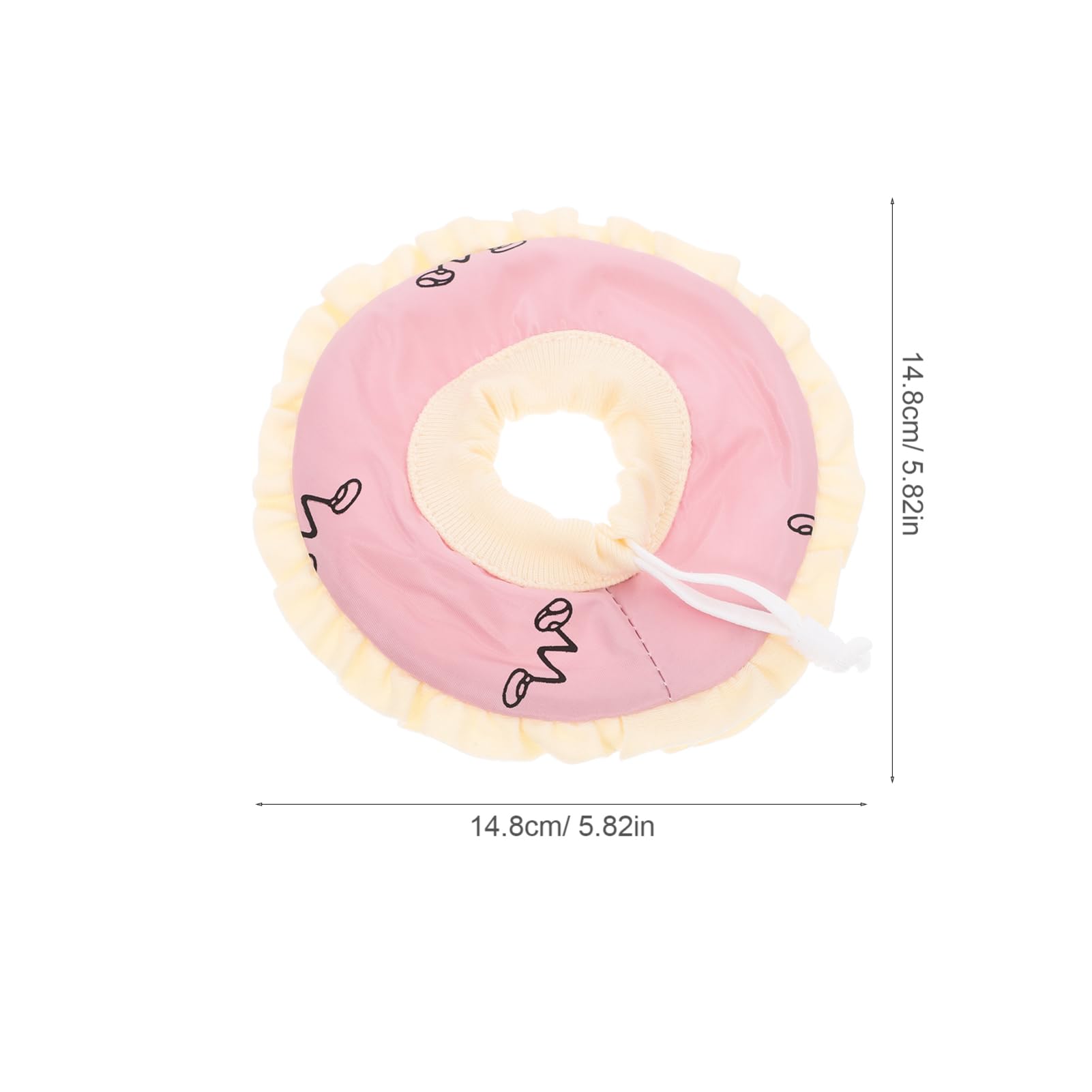 HAPINARY Pet Cone Collar for Guinea Pig Elizabethan Collar Feature Soft Comfortable Size s