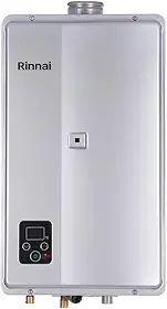 Rinnai E27-27 litros GN (Gás Natural) Prata - Aquecedor de Água a Gás Digital REU-E271 FEH