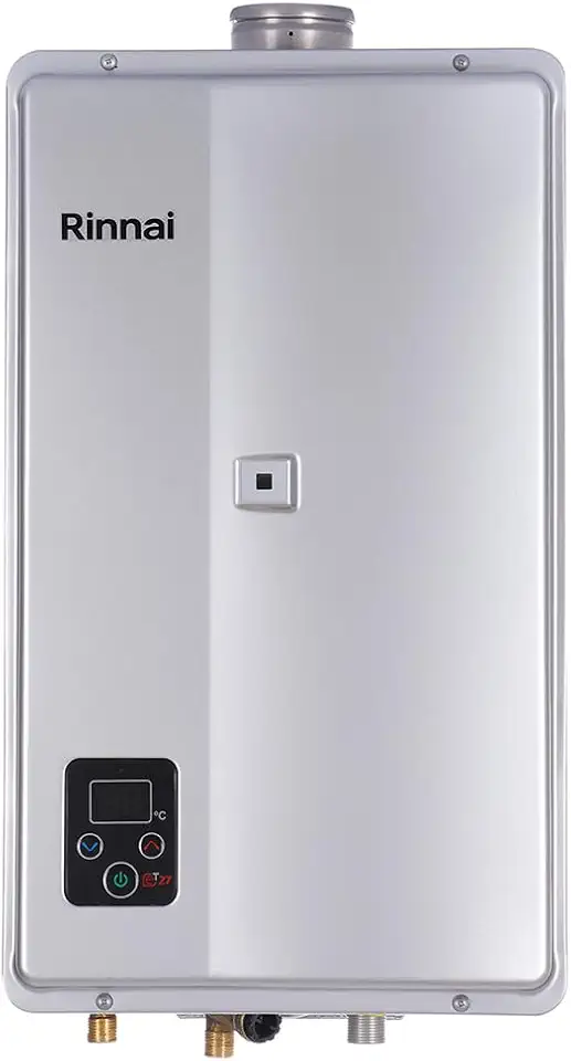 Rinnai E27-27 litros GN (Gás Natural) Prata - Aquecedor de Água a Gás Digital REU-E271 FEH