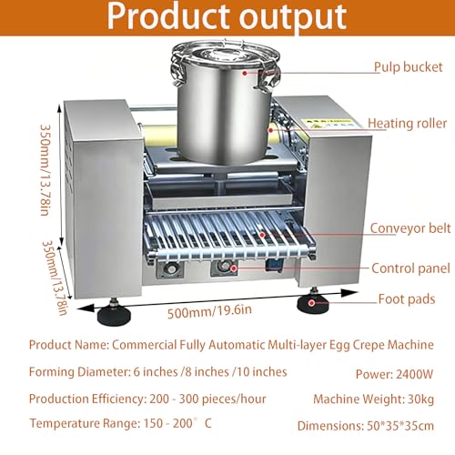 Commercial Crepe Roller Machine Electric