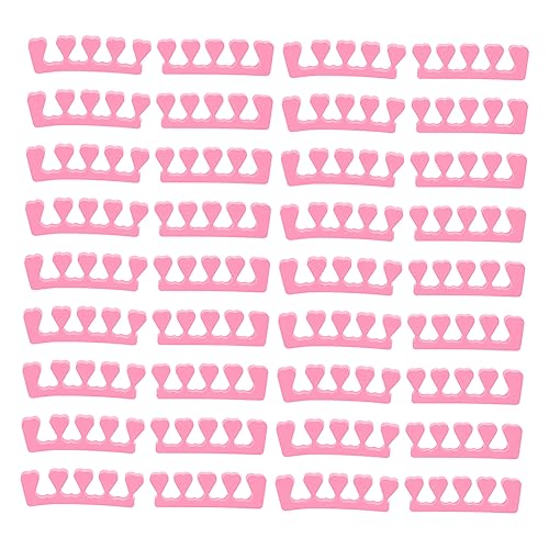 Ipetboom Toe Separators for Women 100pcs Random Toe Separator for Nail Art Foam