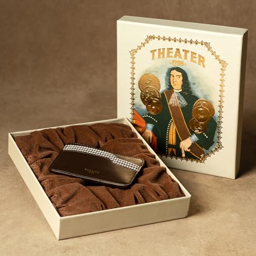 Image of Theater 1705 Men's Card Holder Wallet | Slim Faux Leather Card Case for Men | Compact RFID Style Card Organizer for Daily Use