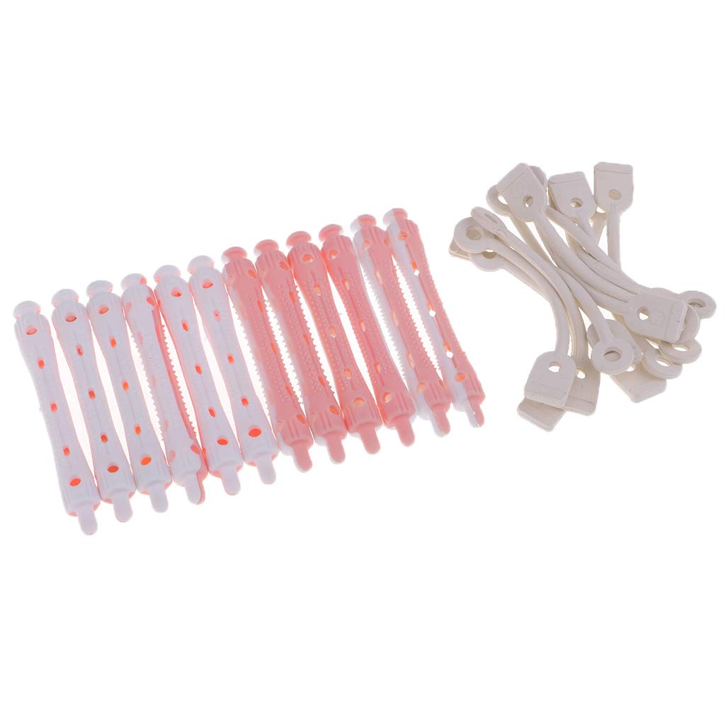 12x Hair Curler Clamps Hairdreser Perm Rods Styling DIY Tool 7 x 1cm| Rollers & Curlers| Care |Health Beauty-picture-37