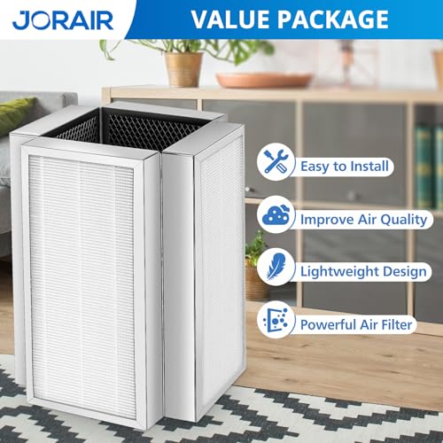 Image of 50 Replacement Filters For MA Series Model 50 Air Purifier 3-in-1 with Activated Carbon, 2 Pack