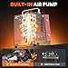 ANCEL L5000 PRO Upgraded Smoke Machine Automotive Adds Pressure Decay & Vacuum Test for EVAP Turbo Vacuum & More, Smoke Tester Automotive with Built-in Pump, LCD Screen, Detects Micro to Major Leaks