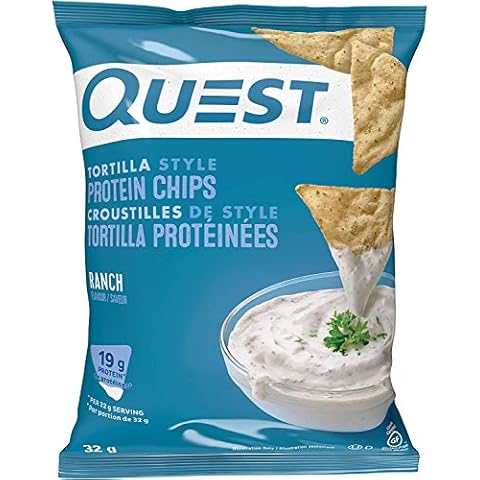 QUEST NUTRITION Tortilla Style Protein Chips, Ranch, 32 g Cover