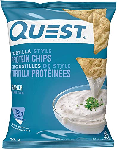 Quest QUEST NUTRITION - Tortilla Style Protein Chips, Ranch, 32g Cover
