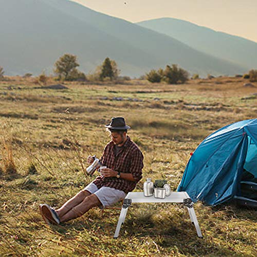 LUISLADDERS Step Ladder Aluminum Work Platform Ladder Drywall Bench Heavy Duty Portable Work Platform Extra-Large Folding Step Bench Ladder EN131 330lbs