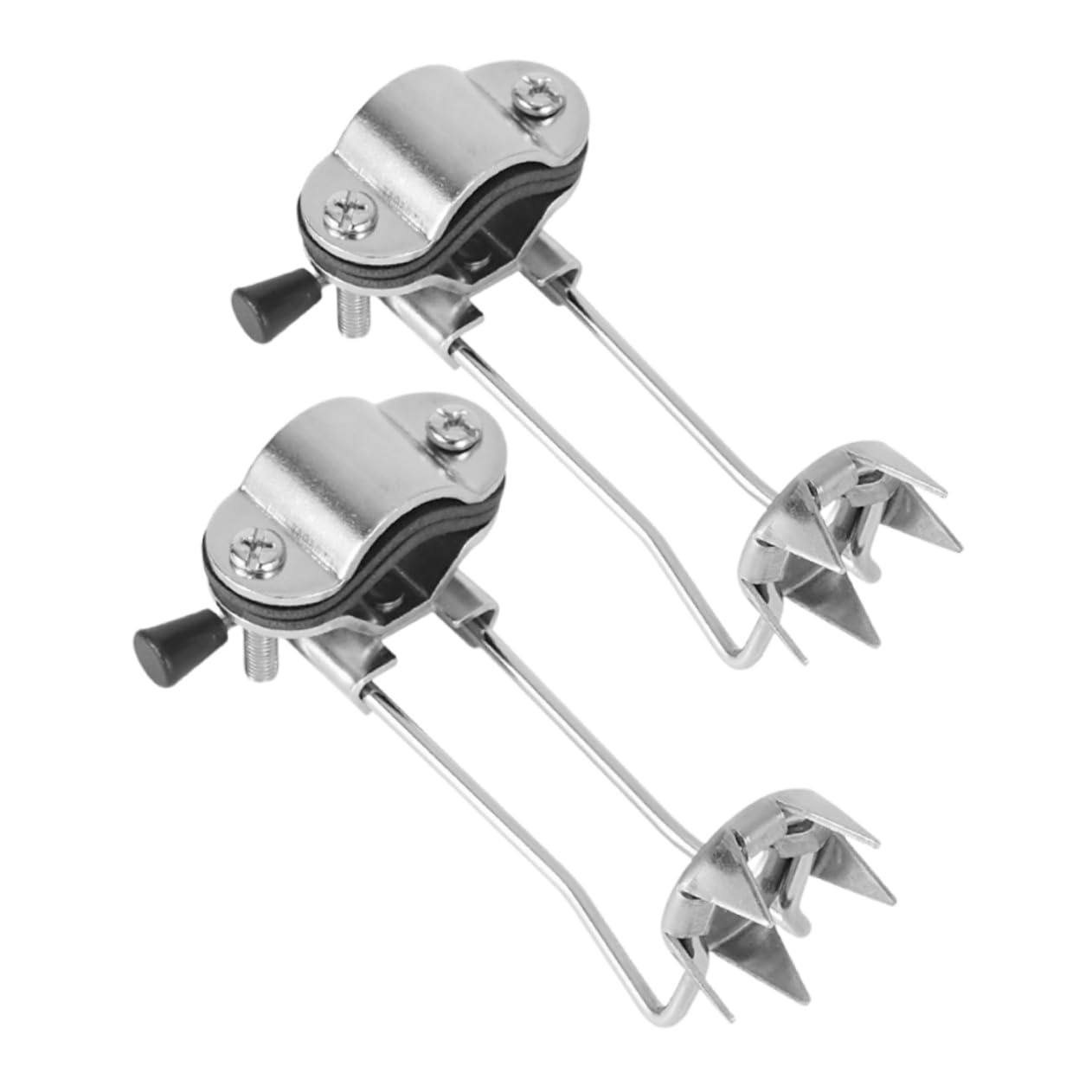 GALPADA Outdoor Accessories 2pcs Hiking Grip Crutch Walking Claw Crampon Stick Trekking Supply Ice Cane Tip