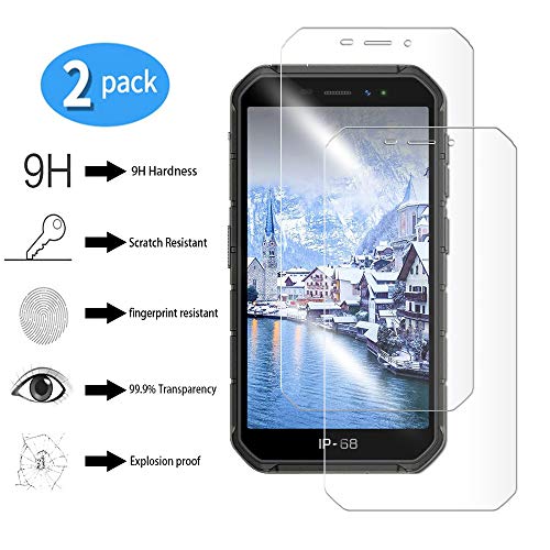 yueer [2 Piezas para para Ulefone Armor X7/X7 Pro Protector de Pantalla,[ 9H Dureza ][Alta Definicion] Cristal Templado para Ulefone Armor X7/X7 Pro.