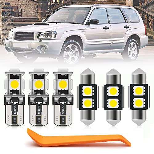 Kit 8 luces LED interiores para Subaru Forester miniatura 1