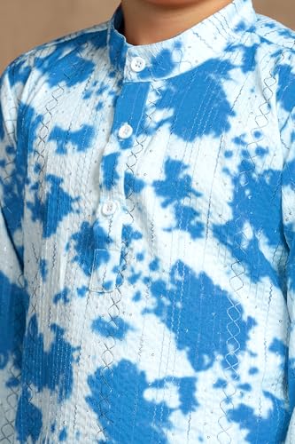 Image of Fashion Dream Boys Cotton Blend Geometric Kurta Pyjama Set|Boy Kurta Set|Kurta Pyjama Set|Ethnic Set|Kurta Pyjama|Ethnic Set|Kurta And Payjama Set|Kurta Set