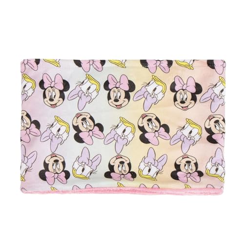 Braga Cuello Niños Minnie - Talla Única - Elaborada en 100% Poliéster - Diseño Estampado Producto Original Diseñado en España
