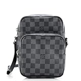 Louis Vuitton, Pre-Loved Rem Bag Damier Graphite, Black