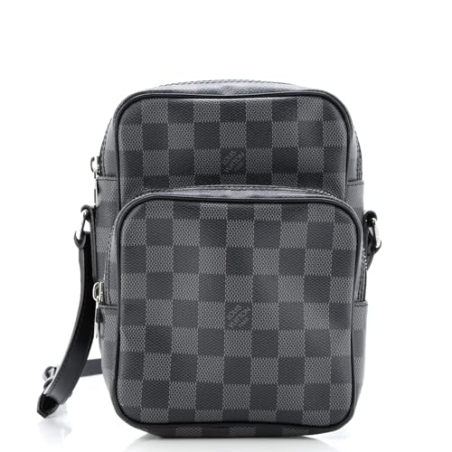 Louis Vuitton, Pre-Loved Rem Bag Damier Graphite, Black