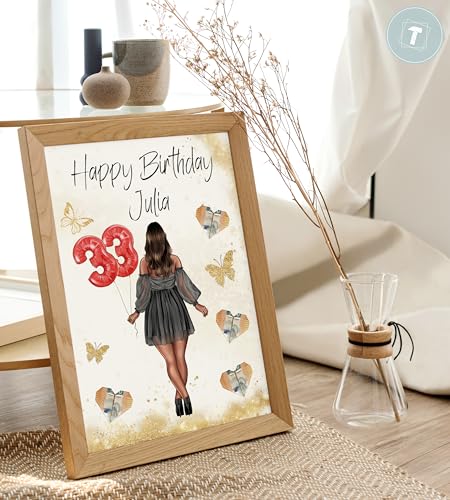 EQUIK PRODUCTS Geburtstagsposter 2001 - Vintage Design, A4 (297x210 Mm), 400 G/m² Karton