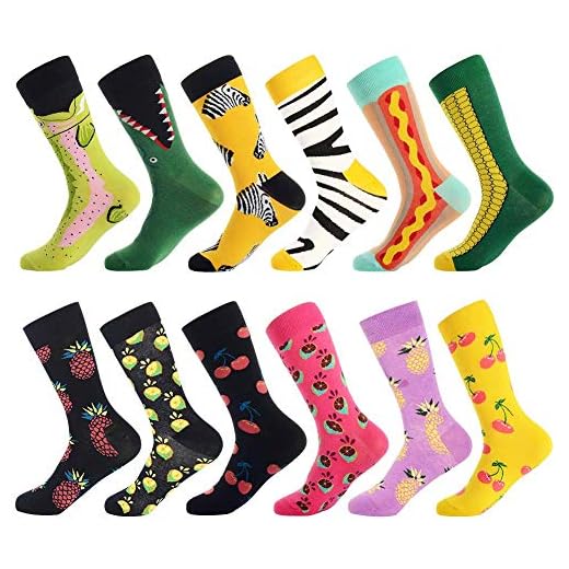 BONANGEL Calcetines Colorful de los Hombres, Hombres Ocasionales Calcetines Divertidos Impresos de Algodón de Pintura Famosa de Arte Calcetines, Calcetines de Colores de moda