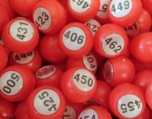 ClubKing Ltd Lotteria Palline 18mm 401 a 500