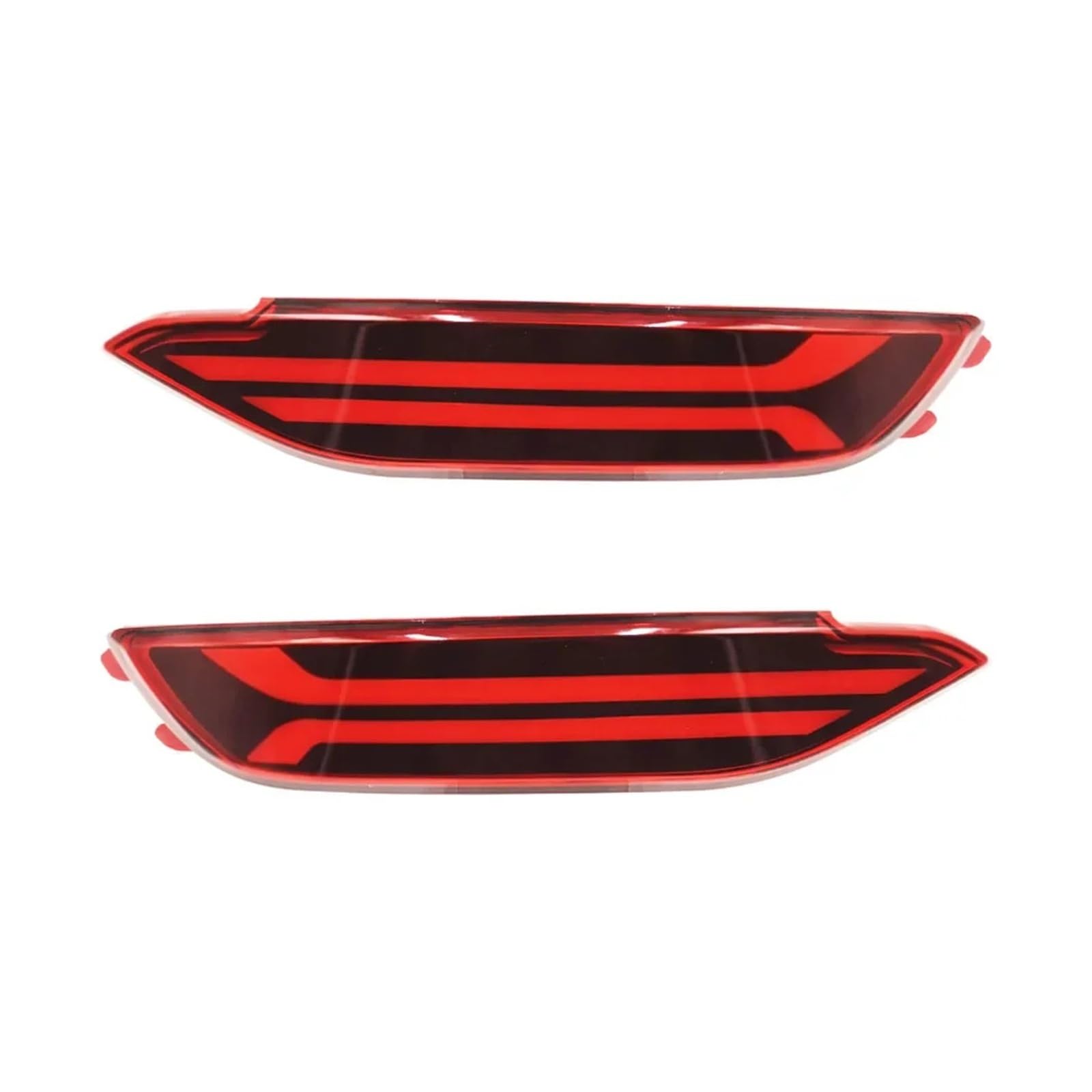 Pasuje do Hyundai Tucson 2015 2016 2017 2018 tylna lampa przeciwmgłowa kierunkowskaz światło hamowania miganie samochodu 2 sztuk samochodów LED światło reflektora(Red 3 Functions)