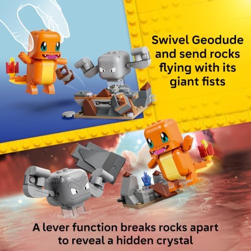 LEGO Pokémon SMART Play: Charmander and Geodude's Cavern Clash 72157 - 2