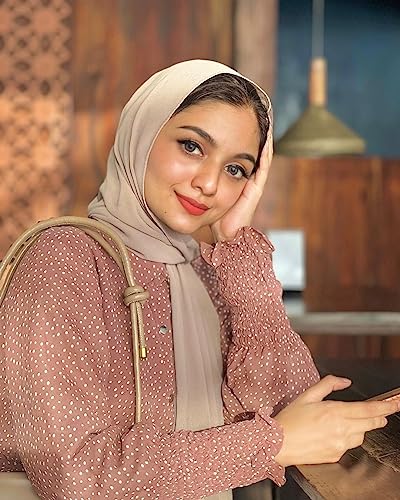 Image of Rust Georgette Fabric with Crepe Lining for no transparancy Front Button Open Pattern Polka Dots Print Smoking petturn Sleeves Balloon Sleeve with Belt Without Dupatta
