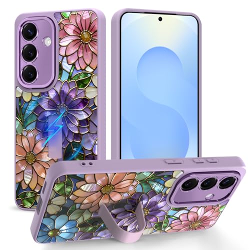 Coque fleur Samsung S25 homme et femme esthétique et protectrice