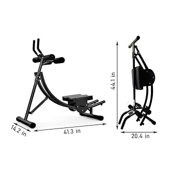 Amazon.com : Panda Eye Adjustable Ab Machine - Foldable
