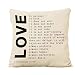 Couple pillowcase, Laimeng Square Pillow Cover Cushion Case Toss Pillowcase Hidden Zipper Closure
