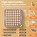 Cheeglu 48 Incubators for Hatching Eggs, Egg Incubator with Automatic Egg Turning and Humidity Control, Temp Control, Egg Candler, Auto Water Refilling, Incubator for Chicken Eggs, Duck and Quail Eggs
