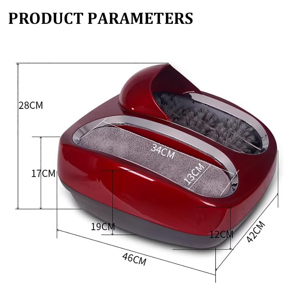 Máquina Inteligente para Limpiar Suelas De Zapatos, Equipo Eléctrico para Limpiar Calzado, Máquina Automática para Pulir Zapatos con Sensor,Champagne