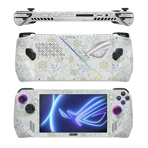 Image of MightySkins Glossy Glitter Skin Compatible with Asus ROG Ally - Jasmine | Protective, Durable High-Gloss Glitter Finish | Easy to Apply, Remove, and Change Styles