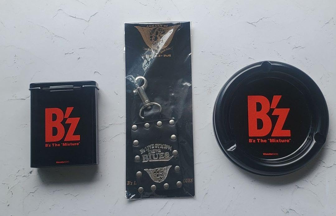 B'z LIVE GYMキーホルダー & 灰皿、シガレットケース