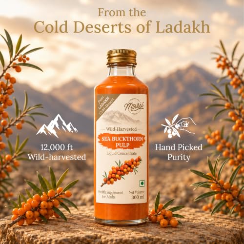 Miresi Store Miresi Himalayan Sea Buckthorn Pulp 300ml - Image 4