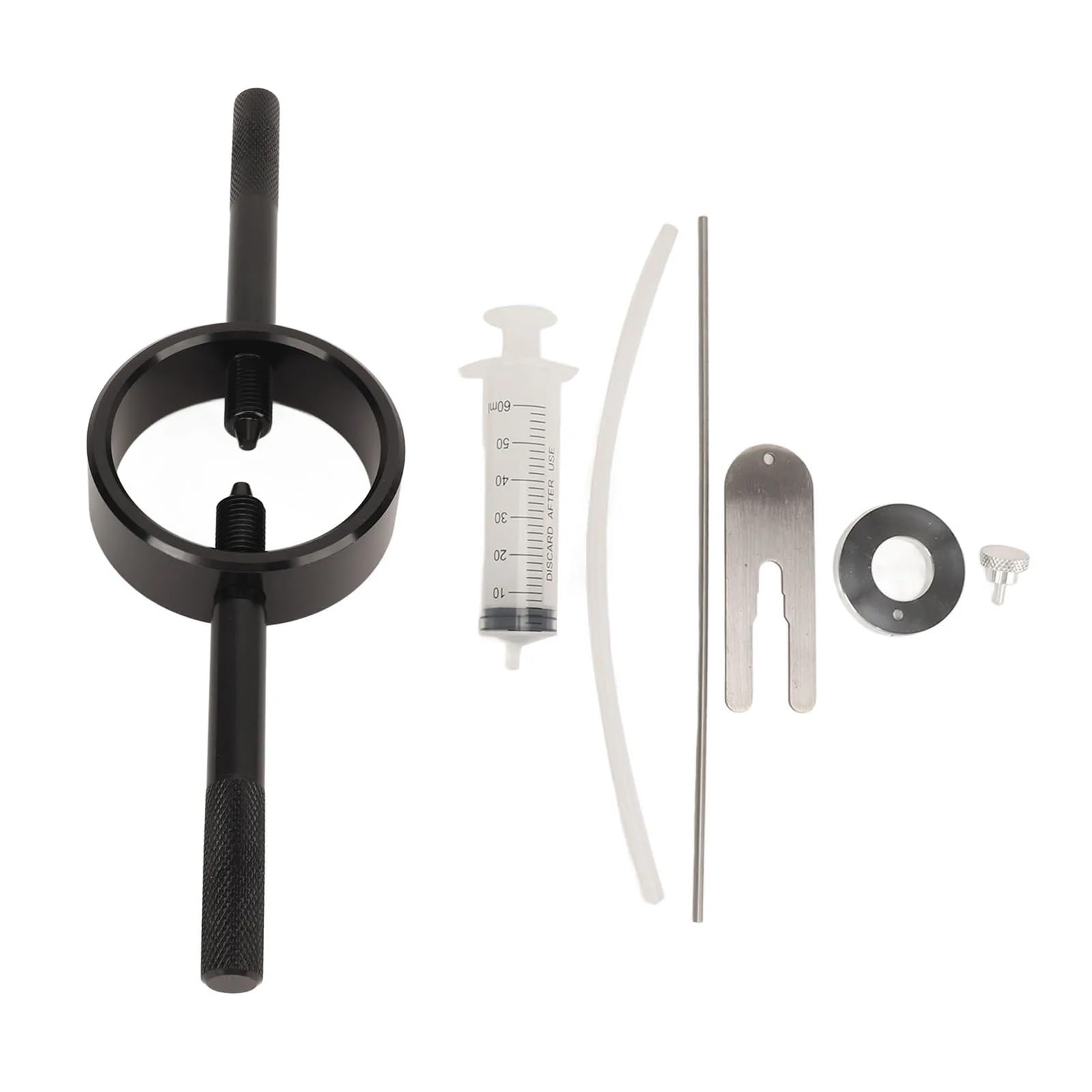Flywheel Puller Motorcycle Fork Service Tool Kit Universal Precision Oil Level and Spring Compressor Set Repairing Clutch Hub Basket Holder
