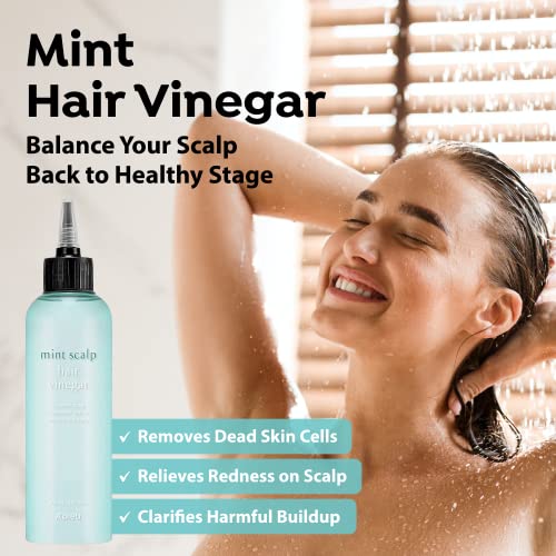 A'PIEU Mint Hair Vinegar Rinse 6.76 fl oz â Korean Scalp Refresher with 3-Mint Complex - Image 3