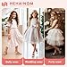 Hehainom Girls Dress Shoes Low Nude Nubuck Heels Sandals Open Toe Wedding Party School for Little Big Kids Flower Girl 5 Shoes