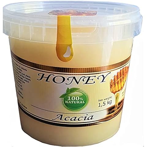 1.5kg Acacia Raw Honey 100% Pure Unfiltered Unheated Unpasteurised Honey Freshly Harvested Cover