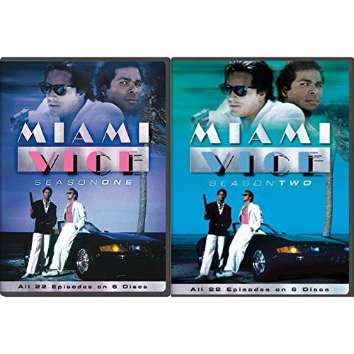 Miami Vice Season 1 / 2 DVD Collection - Starring Don Johnson, Philip Michael Thomas, Edward James Olmos