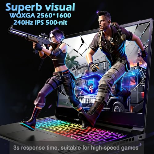 Image of HP Omen Max 16 inch Gaming Laptop, AMD Ryzen AI 7 350, GeForce RTX 5070, WQXGA (2560 * 1600) 240Hz IPS Display, 32GB DDR5+2TB SSD, 3 Heat Dissipation Design, Full-Size RGB Keyboard, Omen AI, Win 11 Home