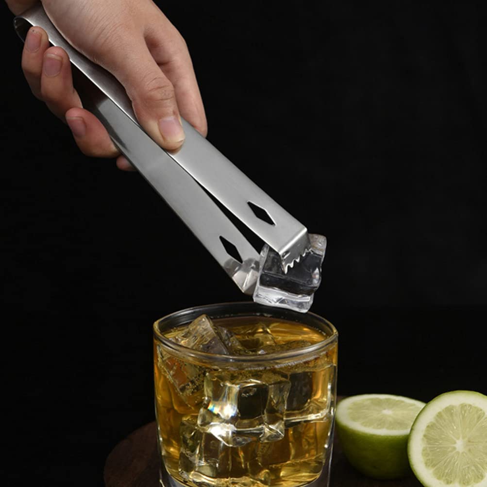 1 Set 4pcs Ice Clip Ice Serving Tong Kitchen Tong Sugar Cube Clip Ice Cube Clips Togns for Ice Cube Ice Tongs Stainless Steel Tong