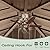 Domi Hardtop Gazebos 8X10FT, Aluminum Metal Gazebo with Galvanized Steel Double Roof Canopy, Curtain and Netting, Permanent Gazebo Pavilion for Patio, Backyard, Deck and Lawn, Brown
